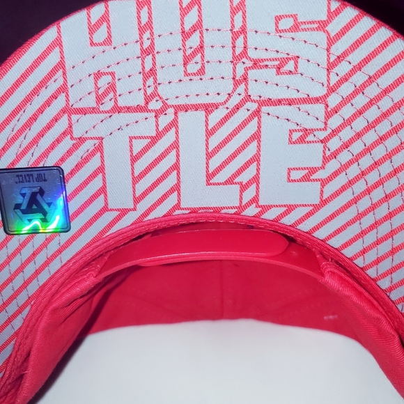TOP LEVEL RED SNAPBACK (OS) NWOT - Picture 3 of 5